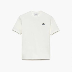 Lacoste AWAKE NY Logo Algodon Pique Blancas | 7402-LGYDF