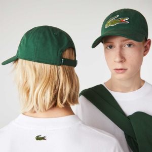 Lacoste Adjustable Organic Algodon Twill Verde | 2310-ZYJXO