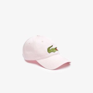 Lacoste Adjustable Organic Algodon Twill Rosas Claro | 3052-IHZPA