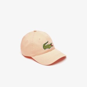 Lacoste Adjustable Organic Algodon Twill Naranjas Claro | 4831-EQNTS