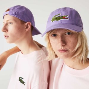 Lacoste Adjustable Organic Algodon Twill Moradas | 6034-QKUYD