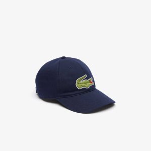 Lacoste Adjustable Organic Algodon Twill Azul Marino Azules | 8043-BWGYO