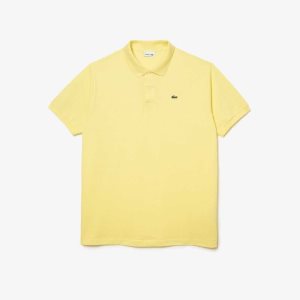 Lacoste Altas Fit Algodon Petit Pique Amarillo | 7126-LEJTS