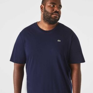 Lacoste Altas Fit Pima Algodon Jersey Azul Marino Azules | 9615-GASBE