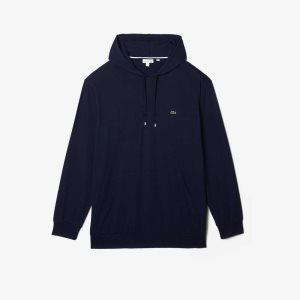 Lacoste Big Fit Encapuchado Azul Marino Azules | 5306-NSXMB