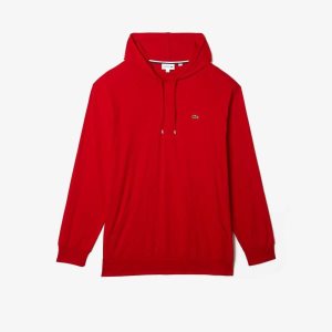 Lacoste Big Fit Encapuchado Rojas | 2678-BCIDM