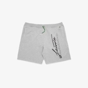 Lacoste Branded Algodon Gris | 0496-SNHTM