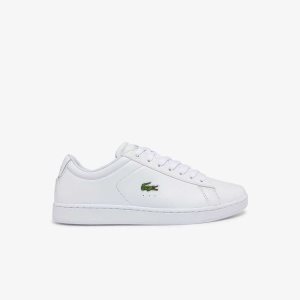 Lacoste Carnaby BL Cuero Blancas Blancas | 5109-ZYQBR