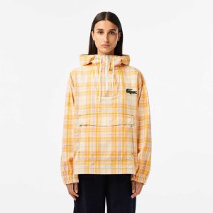 Lacoste Checked Pull-On Blancas Amarillo Naranjas Claro Rosas Blancas | 3459-DIAZM