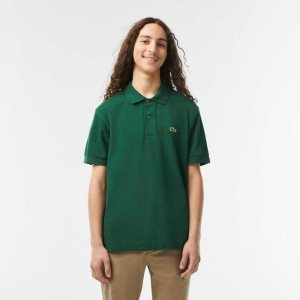 Lacoste Classic Fit Heavy Algodon Pique L.12.21 Verde | 3769-ZTVWP