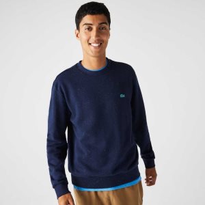 Lacoste Classic Fit Speckled Print Fleece Azul Marino Azules | 0894-USTJK