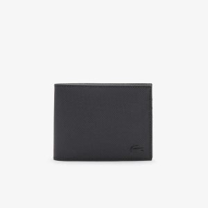 Lacoste Classic Petit Pique Six Card Wallet Negras | 3108-NAHFK