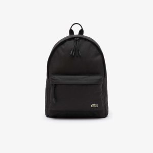 Lacoste Computer Compartment Backpack Negras | 0268-KGPHF