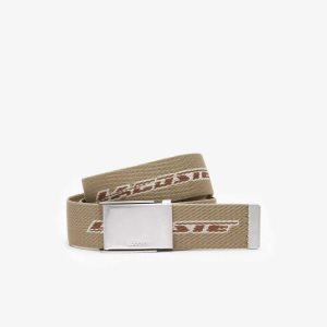 Lacoste Contrast Logo Print Belt Multicolor | 4953-LBWGK