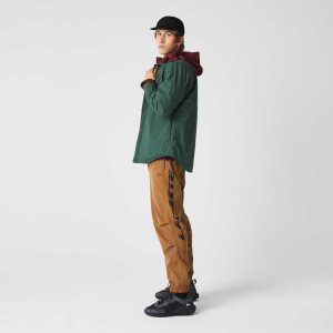 Lacoste Contrast Oversized Branding Marrones | 1076-EQLJZ