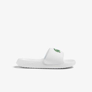 Lacoste Croco 1.0 Blancas Verde | 9725-BSEAX