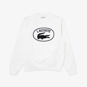 Lacoste Crocodile Logo Blancas | 3416-ZXGSY