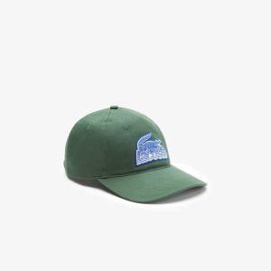 Lacoste Crocodile Patch Branded Verde | 1657-OIPER