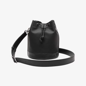 Lacoste Detachable Correa Bucket Negras | 3821-NTRWJ