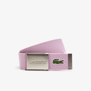 Lacoste Engraved Hebilla Woven Fabric Multicolor | 9450-ELWRK