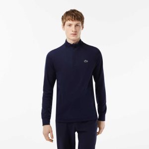 Lacoste Half Zip Golf Azul Marino Azules | 6859-GOSTH