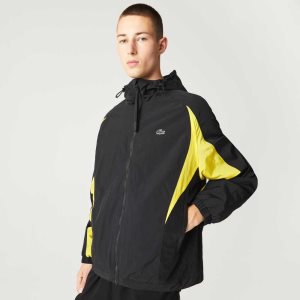 Lacoste Heritage Color-Block Nylon Negras Amarillo | 0325-TXWIP