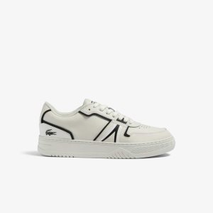 Lacoste L001 Baseline Cuero Blancas Negras | 0317-RBQEA