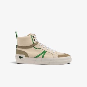 Lacoste L004 Mid Marrones Verde | 6013-BDNFL