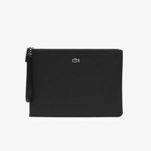 Lacoste L.12.12 Clutch Purse Negras | 8457-QPJMO