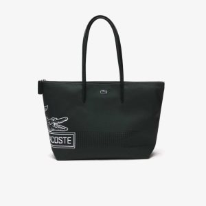 Lacoste L.12.12 Large Contrast Print Tote Multicolor | 9576-BHFCG