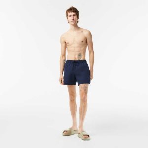 Lacoste Light Quick-Dry Swim Azul Marino Azules Verde | 3215-QLHIK