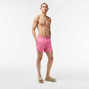 Lacoste Light Quick-Dry Swim Rosas Verde | 4672-XHIWU