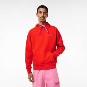 Lacoste Loose Fit Hoodie Rojas | 2179-ODQCN