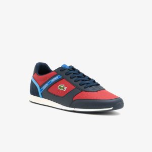 Lacoste Menerva Deporte Azules Rojas | 7261-MVIUS