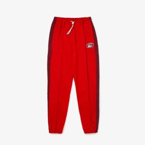 Lacoste Mini Pique Trackpants Rojas | 6480-YHJQB