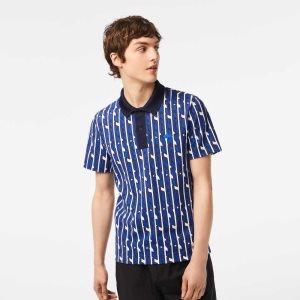 Lacoste Movement Two-Tone Printed Blancas Azules | 3891-AXTSO