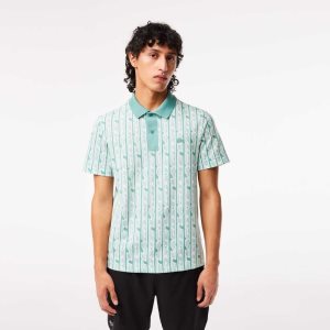 Lacoste Movement Two-Tone Printed Verde Verde Claro | 7041-JPREF