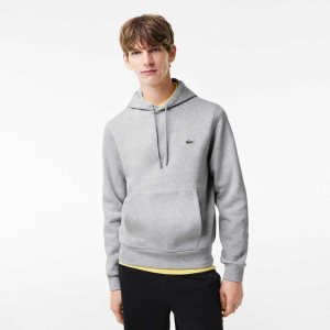 Lacoste Organic Algodon Encapuchado Gris | 6059-GHPBT