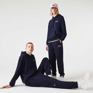 Lacoste Organic Algodon Fleece Trackpants Azul Marino Azules | 5863-XHVDW