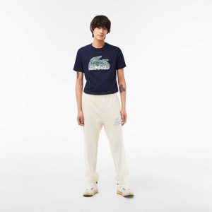 Lacoste Organic Algodon Pista Blancas | 2147-XVKYZ