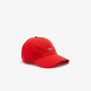 Lacoste Organic Algodon Twill Rojas | 3176-AWDZS