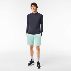 Lacoste Organic Brushed Algodon Fleece Verde Menta | 3642-JUSNI