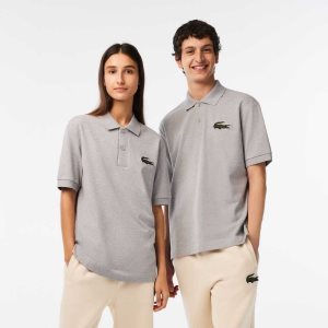 Lacoste Original L.12.12 Loose fit 80's crocodile Gris | 9728-QMNKH