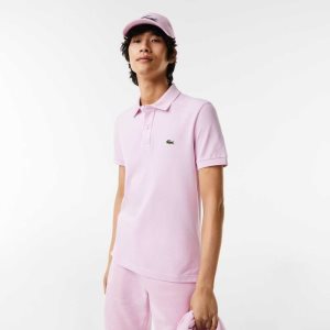 Lacoste Original L.12.12 Slim Fit Petit Pique Algodon Rosas | 0438-DAOHL