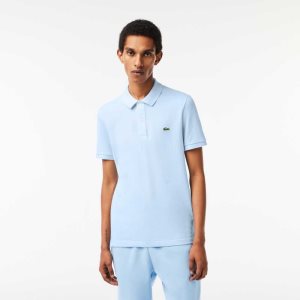 Lacoste Original L.12.12 Slim Fit Petit Pique Algodon Azules Claro | 4951-YGDEZ