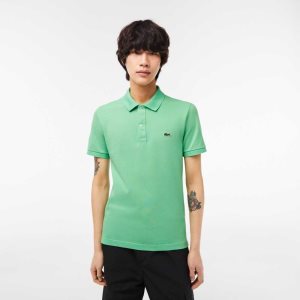 Lacoste Original L.12.12 Slim Fit Petit Pique Algodon Verde | 5419-UAWIZ