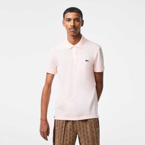 Lacoste Original L.12.12 Slim Fit Petit Pique Algodon Rosas Claro | 6843-UDFEW