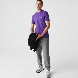 Lacoste Original L.12.12 Slim Fit Petit Pique Algodon Moradas | 7048-EBFKG