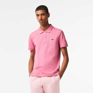 Lacoste Original L.12.12 Slim Fit Petit Pique Algodon Rosas | 8409-DVYQL