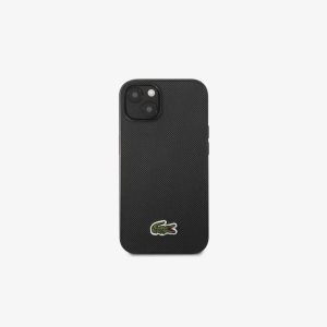 Lacoste Petit Pique Effect iPhone 14 Negras | 2915-QSBMX